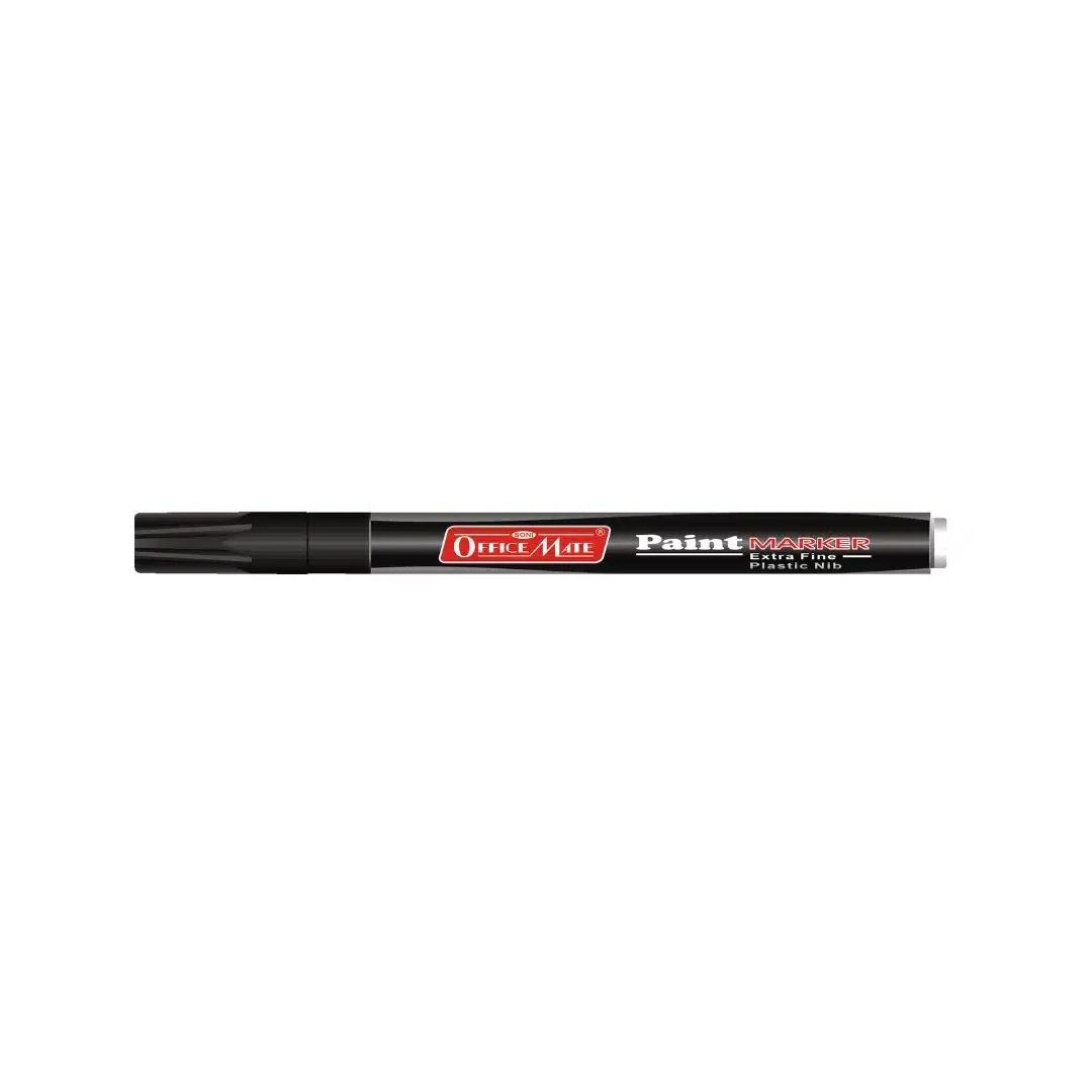 Soni Officemate Paint Marker - Fine Tip (3.05 MM) - Black