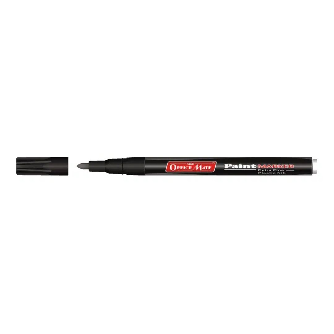 Soni Officemate Paint Marker - Fine Tip (3.05 MM) - Black