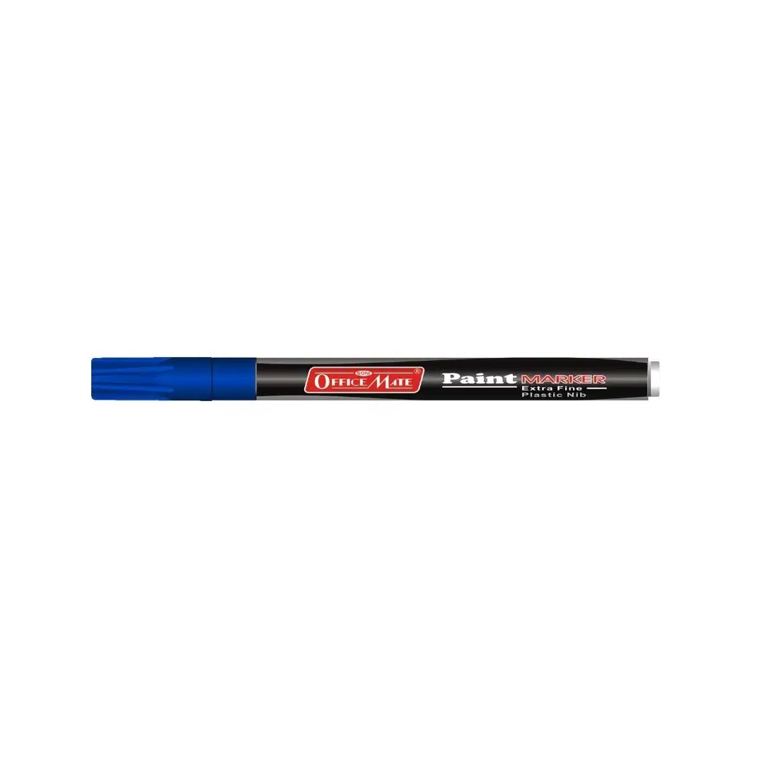 Soni Officemate Paint Marker - Fine Tip (3.05 MM) - Blue