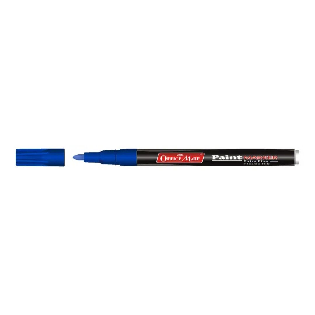 Soni Officemate Paint Marker - Fine Tip (3.05 MM) - Blue