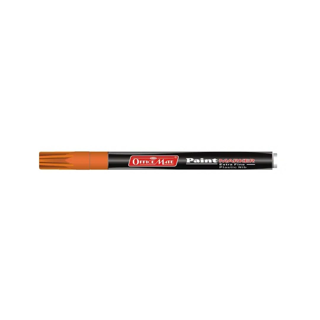 Soni Officemate Paint Marker - Fine Tip (3.05 MM) - Orange