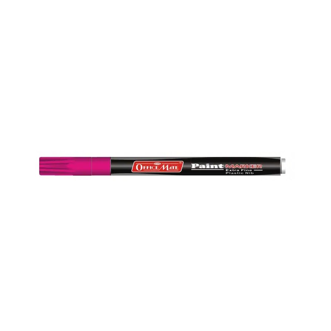 Soni Officemate Paint Marker - Fine Tip (3.05 MM) - Pink