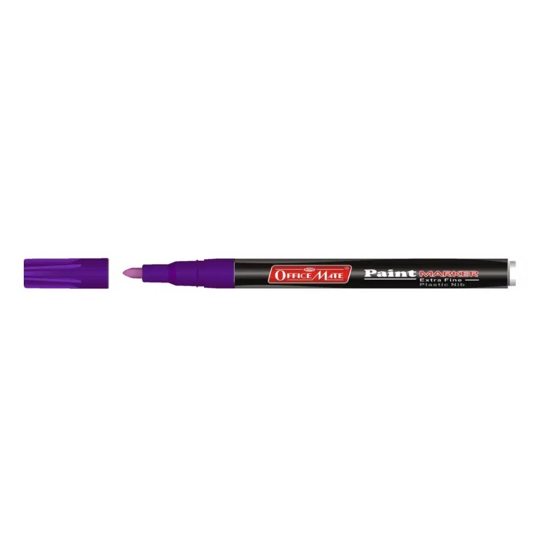 Soni Officemate Paint Marker - Fine Tip (3.05 MM) - Purple