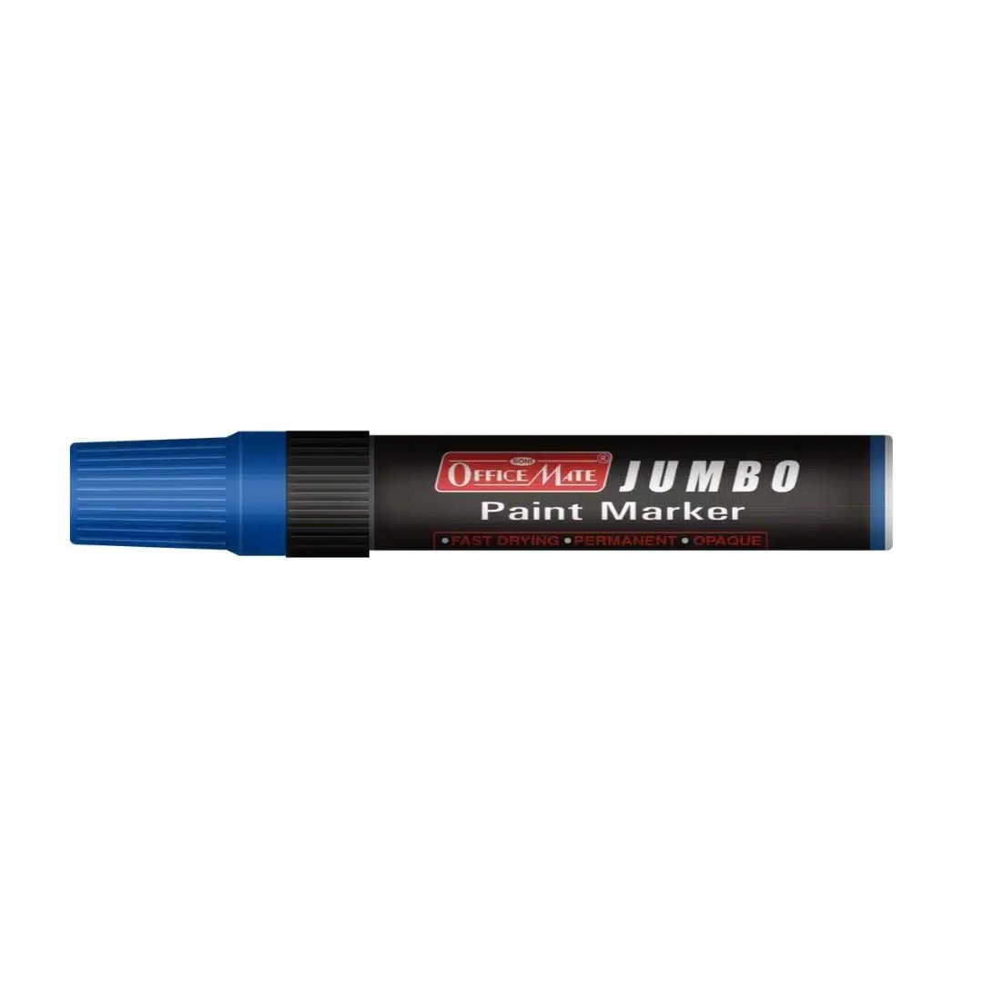 Soni Officemate Jumbo Paint Marker - Chisel Tip (15 MM) - Blue