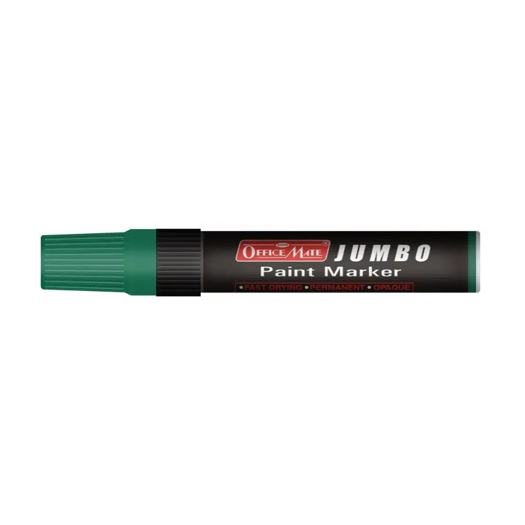 Soni Officemate Jumbo Paint Marker - Chisel Tip (15 MM) - Green