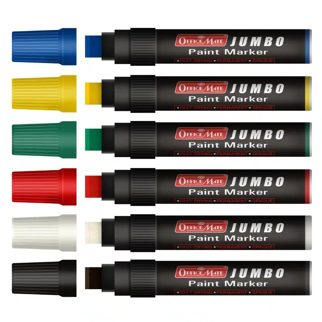 Soni Officemate Jumbo Paint Marker - Pack of 6