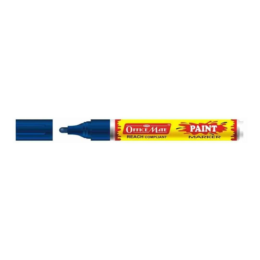 Soni Officemate Paint Marker - Bullet Tip (4.5 MM) - Blue