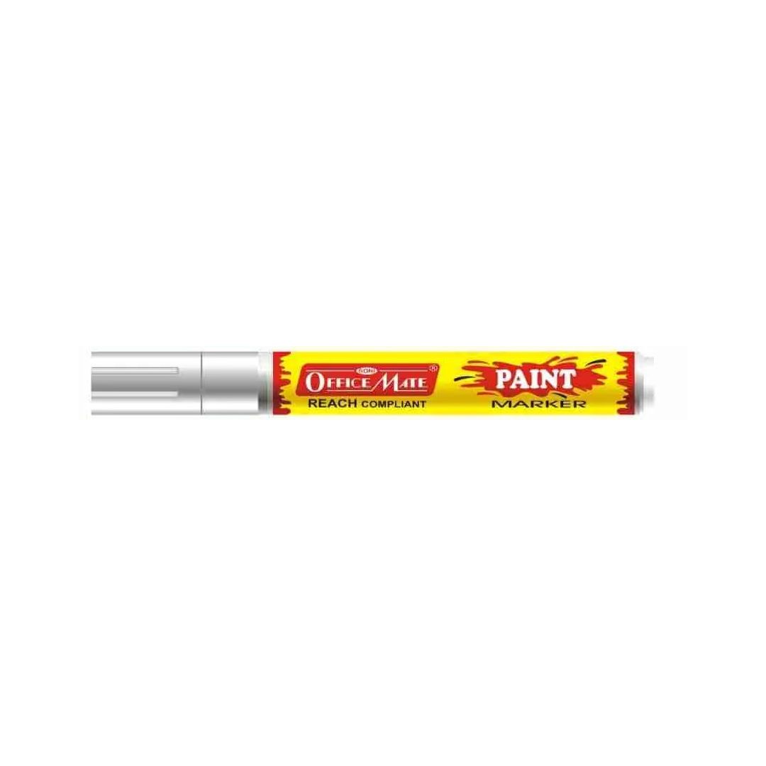 Soni Officemate Paint Marker - Bullet Tip (4.5 MM) - White