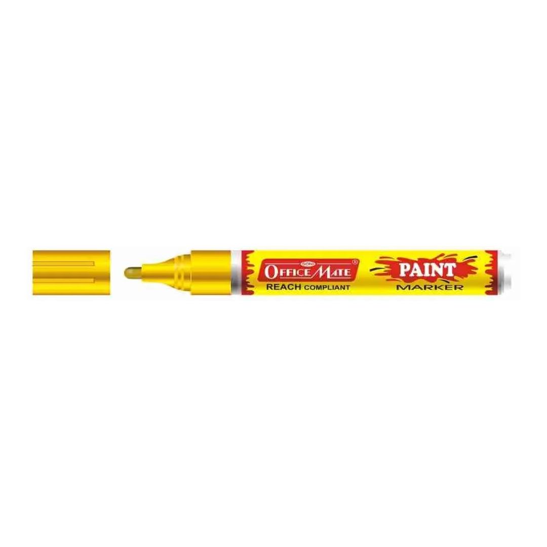 Soni Officemate Paint Marker - Bullet Tip (4.5 MM) - Yellow