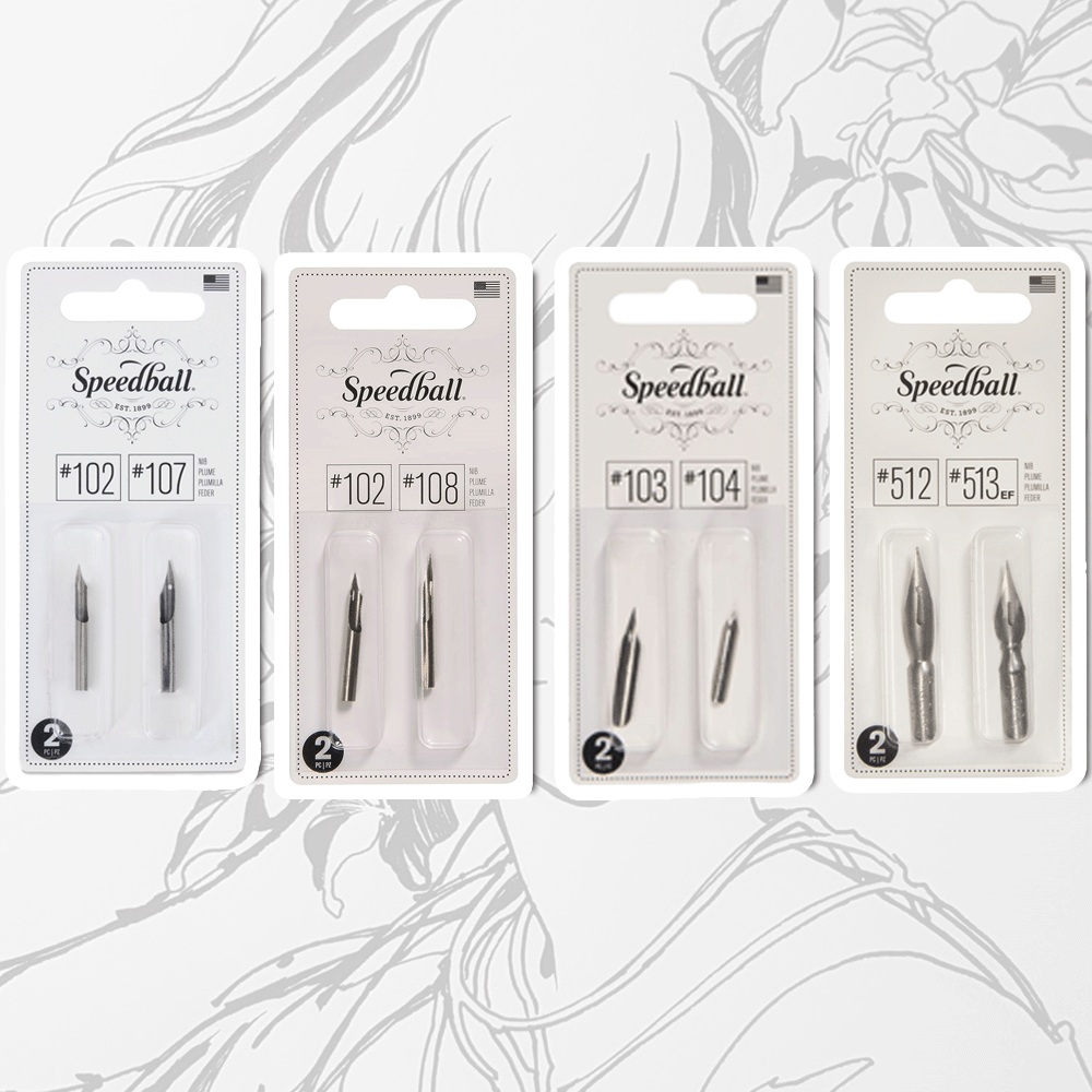 Speedball Standard Pointed Dip Pen Nib Sets Art Lounge