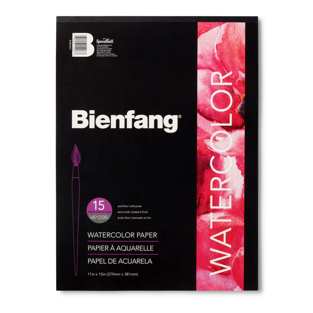 Speedball Bienfang pH Neutral Watercolor Paper - Cold Press 228 GSM - 27.94 cm x 35.56 cm or 11