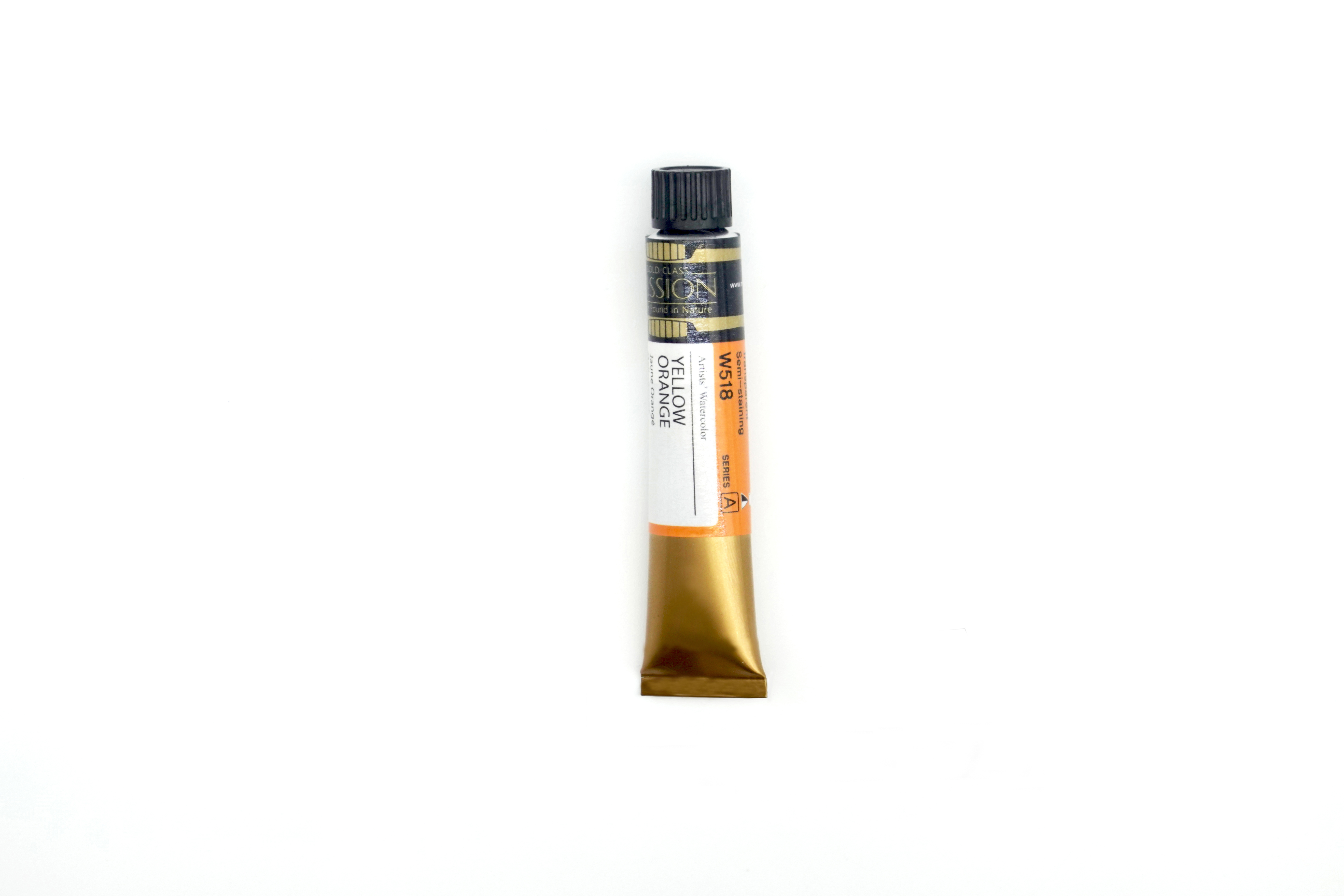 Mijello Mission Gold Class Professional Grade Extra-Fine Watercolour  - Yellow Orange (518) - 7 ML