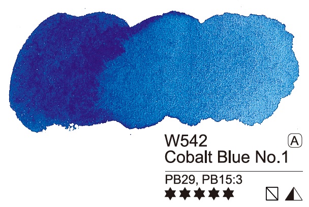 Mijello Mission Gold Class Professional Grade Extra-Fine Watercolour  - Cobalt Blue No. 1 (542) - 7 ML