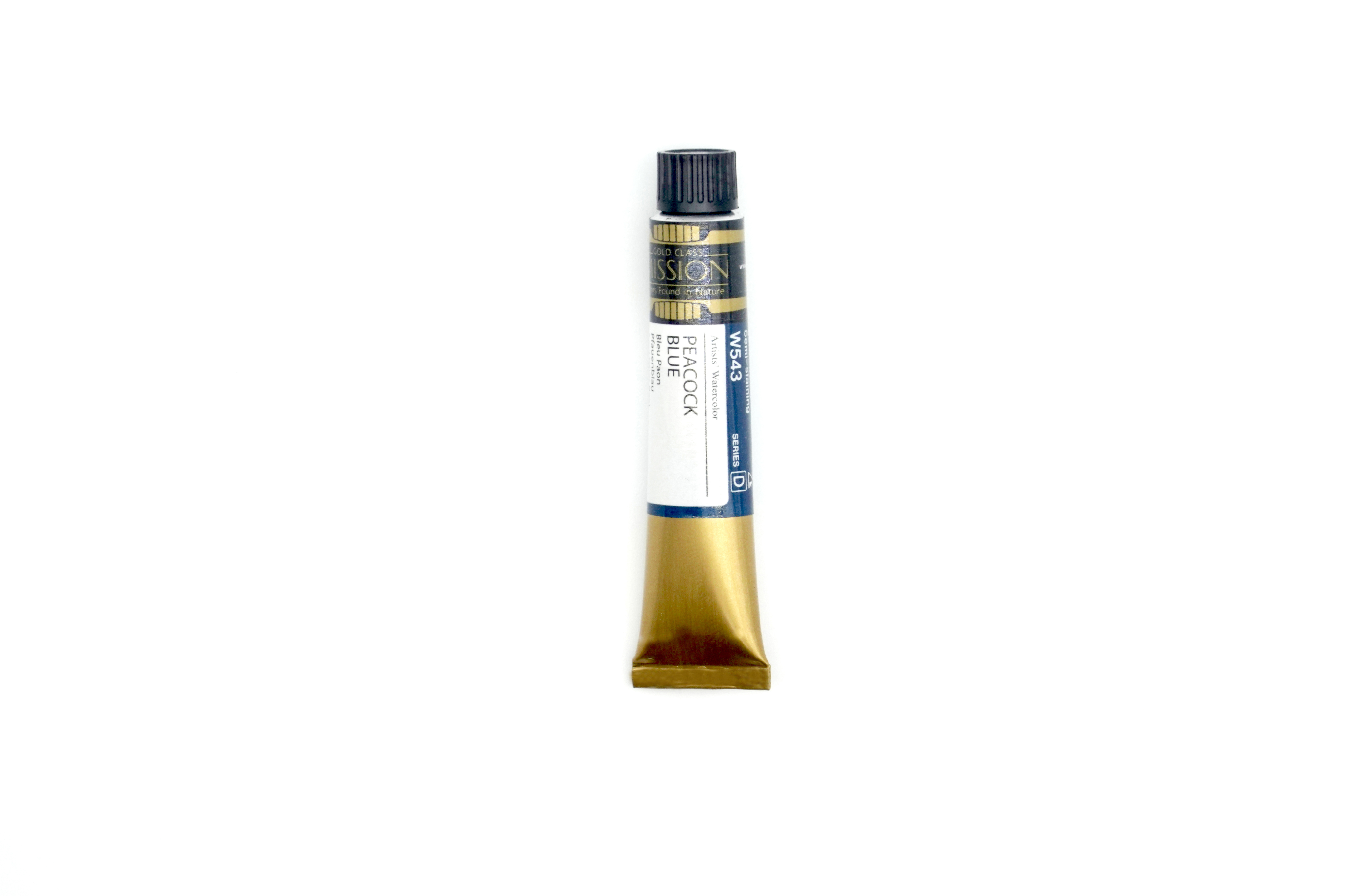 Mijello Mission Gold Class Professional Grade Extra-Fine Watercolour  - Peacock Blue (543) - 7 ML