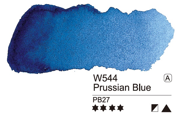 Mijello Mission Gold Class Professional Grade Extra-Fine Watercolour  - Prussian Blue (544) - 7 ML