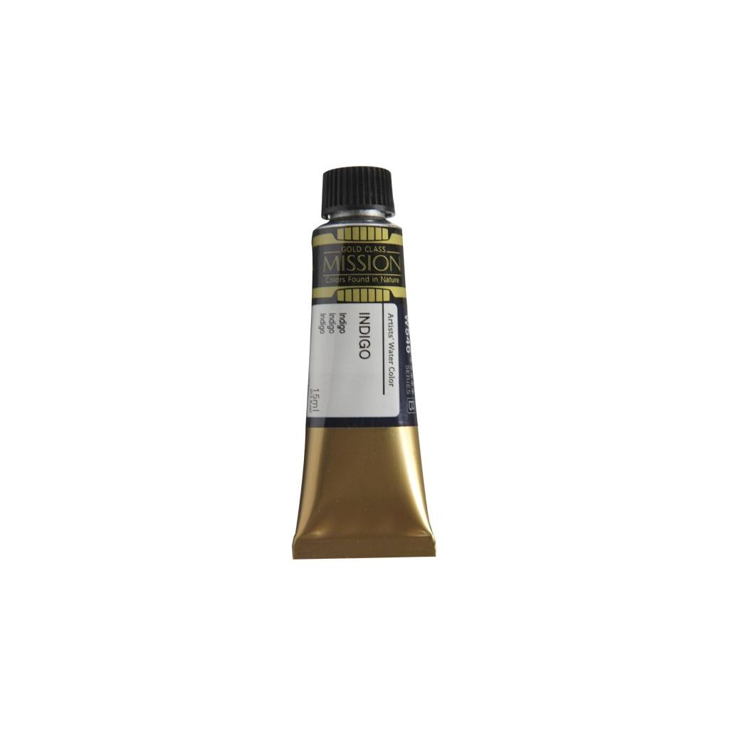 Mijello Mission Gold Class Professional Grade Extra-Fine Watercolour  - Indigo (546) - 15 ML