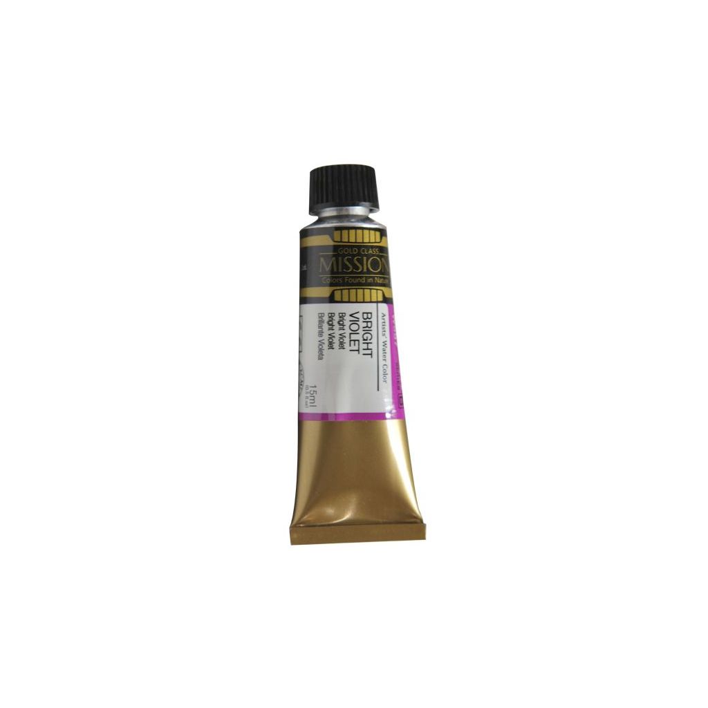 Mijello Mission Gold Class Professional Grade Extra-Fine Watercolour  - Bright Violet (557) - 15 ML