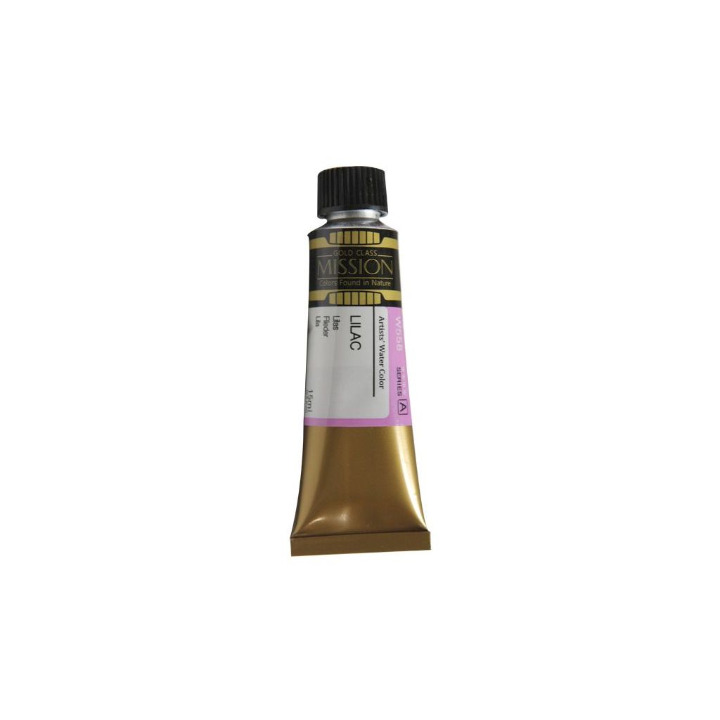 Mijello Mission Gold Class Professional Grade Extra-Fine Watercolour  - Lilac (558) - 15 ML