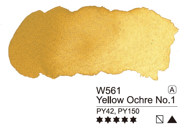 Mijello Mission Gold Class Professional Grade Extra-Fine Watercolour  - Yellow Ochre No. 1 (561) - 7 ML