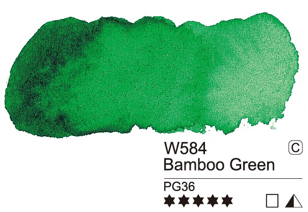 Mijello Mission Gold Class Professional Grade Extra-Fine Watercolour  - Bamboo Green (584) - 7 ML