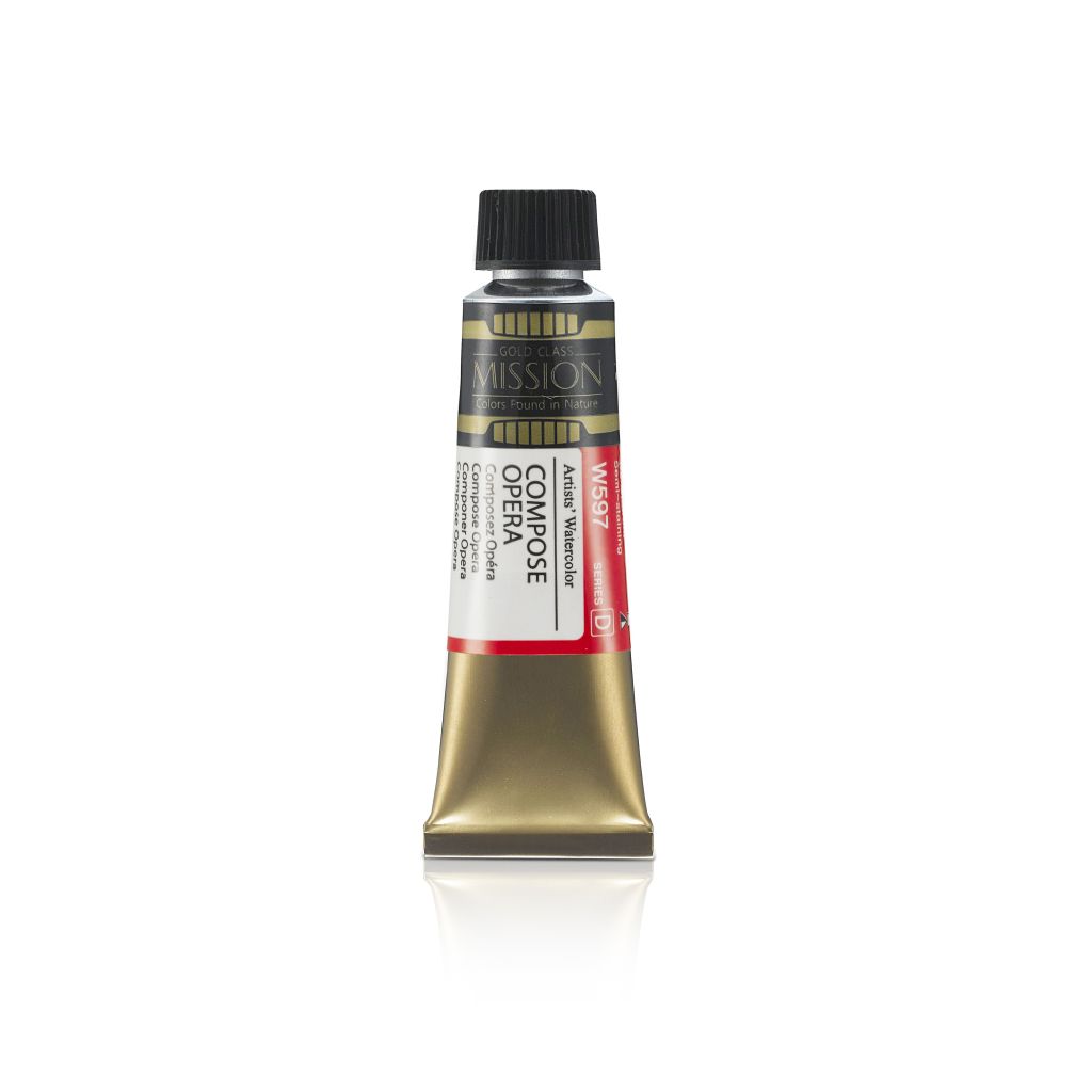 Mijello Mission Gold Class Professional Grade Extra-Fine Watercolour  - Compose Opera (597) - 15 ML