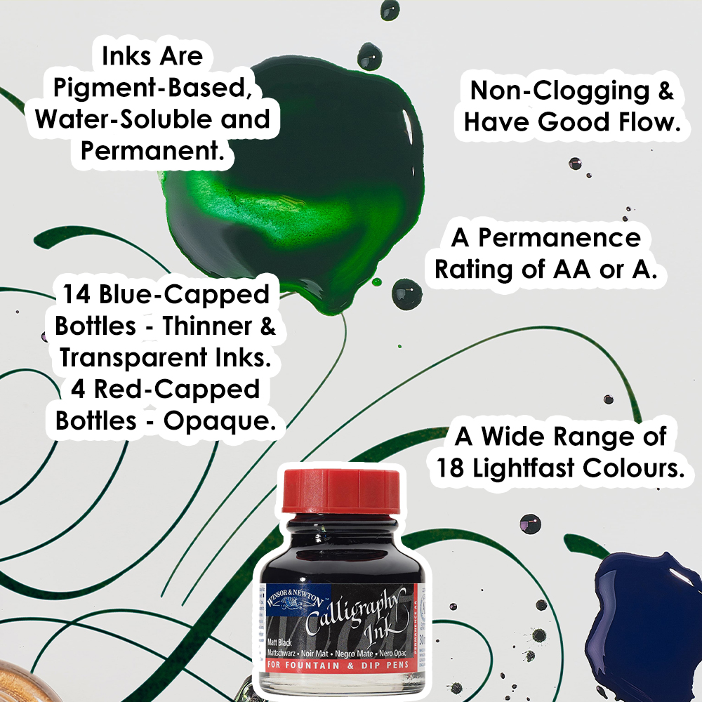 Modern Calligraphy Best Ink For Dip Pens Manuscript Modern Oblique