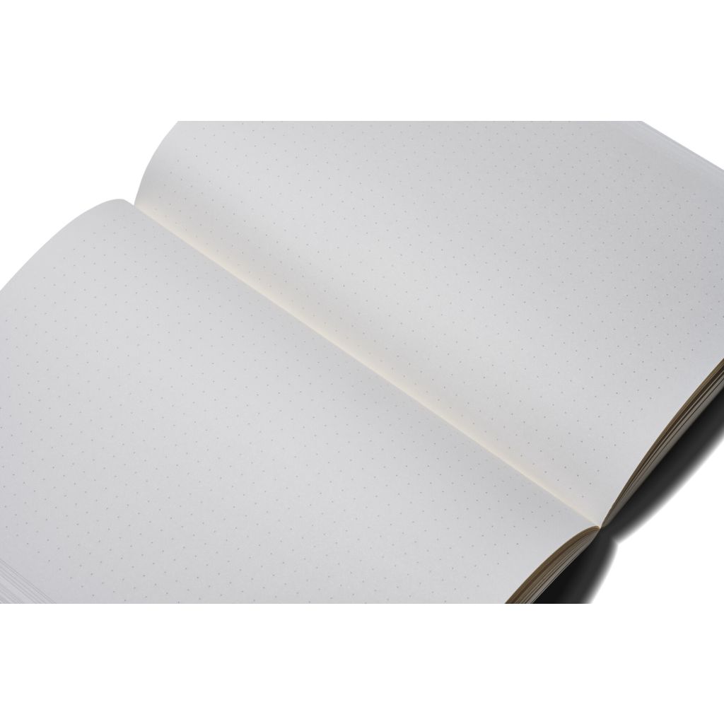 Zequenz Classic 360 - The Color Collection - Flexible Roll-Up Journal Apricot Cover - Dot Grid A6 (9 x 14 cm) - Cream Coloured Paper - 80 GSM - Notebook of 100 Sheets