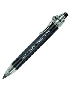 Koh-i-noor 5311 Versatil Mechanical Clutch Pencil / Leadholder - 5.6 MM - Stylish Black Metal Body with Sharpener