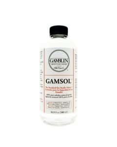 Gamblin Gamsol - Odorless Mineral Spirit - Bottle of 16.9 fl oz / 500 ML