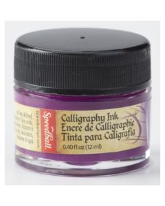 Speedball Super Pigmented Acrylic Drawing Ink Deep Purple - Bottle of 0.41 Oz / 12 ML