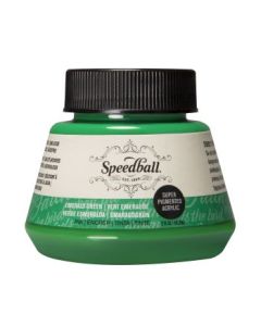 Speedball Super Pigmented Acrylic Drawing Ink Emerald Green - Bottle of 2 Oz /  59.2 ML