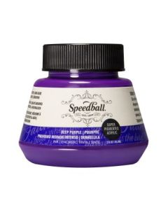 Speedball Super Pigmented Acrylic Drawing Ink Deep Purple - Bottle of 2 Oz /  59.2 ML