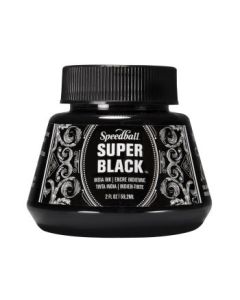 Speedball Super Black India Ink - Bottle of 2 Oz / 59.2 ML