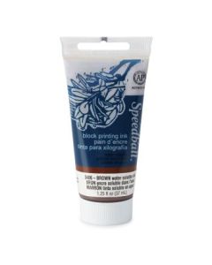 Speedball Water-Soluble Block Printing Ink Brown - Tube of 1.25 Oz / 37 ML