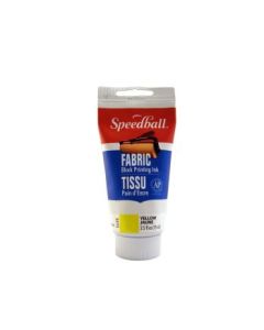 Speedball Fabric Block Printing Ink Yellow - Tube of 2.5 Oz / 75 ML