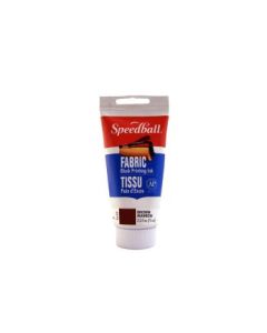 Speedball Fabric Block Printing Ink Brown - Tube of 2.5 Oz / 75 ML