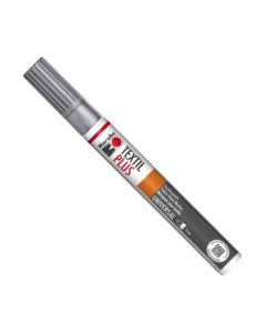 Marabu Textil Painter Plus - Fabric Paint Marker - 3 MM - Metallic Silver (782)