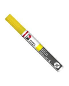 Marabu Textil Painter Glitter - Fabric Paint Marker - 3 MM - Yellow (519)