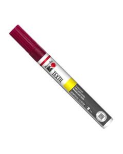 Marabu Textil Painter Glitter - Fabric Paint Marker - 3 MM - Red (532)