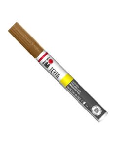 Marabu Textil Painter Glitter - Fabric Paint Marker - 3 MM - Brown (546)