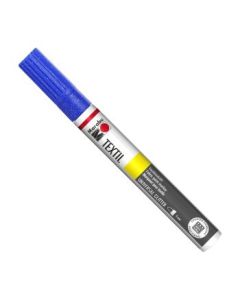 Marabu Textil Painter Glitter - Fabric Paint Marker - 3 MM - Blue (555)