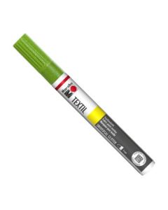 Marabu Textil Painter Glitter - Fabric Paint Marker - 3 MM - Green (567)