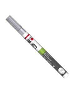 Marabu Deco Painter - Universal Tip - Acrylic Marker - 1 - 2 MM - Silver (082)