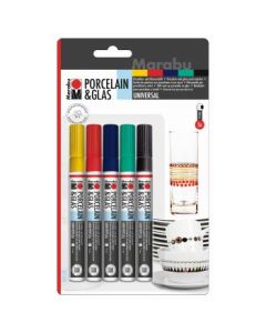 Marabu Porcelain & Glas Paint Marker Sets