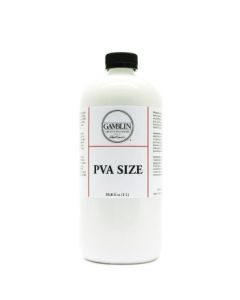 Gamblin PVA (Poly Vinyl Acetate) Size - Bottle of 33.8 fl oz / 1 L