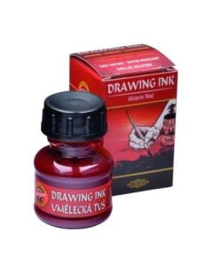 Koh-I-Noor Hardtmuth Artist's Drawing Ink - 20 GM Bottle - Alizarin Red (2320)