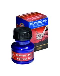 Koh-I-Noor Hardtmuth Artist's Drawing Ink - 20 GM Bottle - Phthalocyanine Blue (2400)