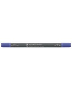 Marabu Aqua Pen Graphix Watercolour Felt Tip Pen - Dual Tip (Fine + Brush) - Lavender (138)