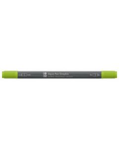 Marabu Aqua Pen Graphix Watercolour Felt Tip Pen - Dual Tip (Fine + Brush) - Jade (156)