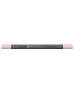 Marabu Aqua Pen Graphix Watercolour Felt Tip Pen - Dual Tip (Fine + Brush) - Light Pink (236)